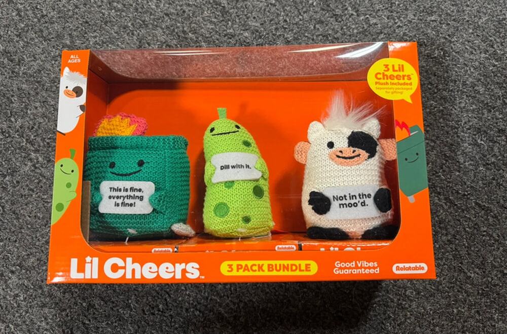 New Relatable Lil Cheers Sweet & Cheery Weighted Crochet Plushies